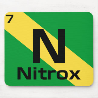 Nitrox Dive Flag Periodic Table Mousepad