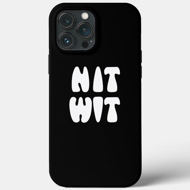 NITWIT Case-Mate iPhone CASE (Back)