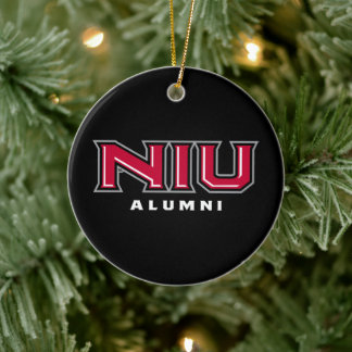 NIU Alumni Ceramic Ornament