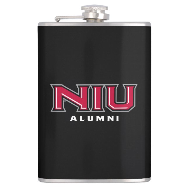 NIU Alumni Hip Flask (Front)