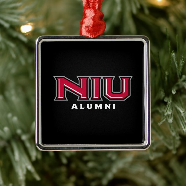 NIU Alumni Metal Ornament (Tree)