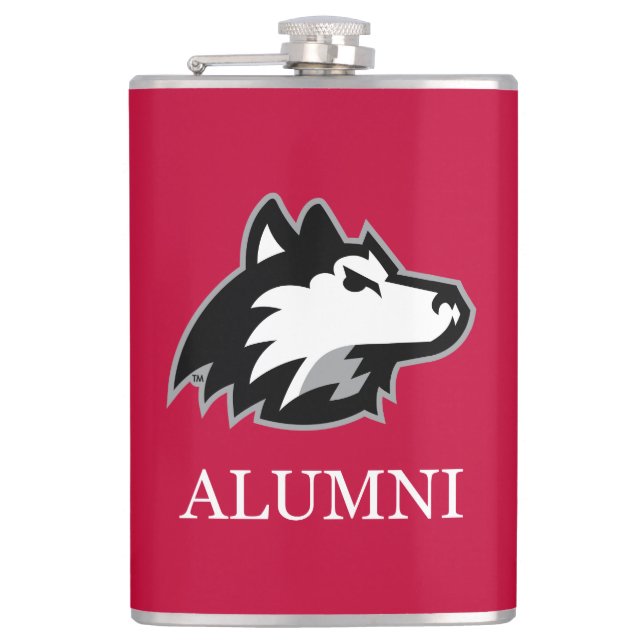 NIU Huskies Alumni Hip Flask (Front)