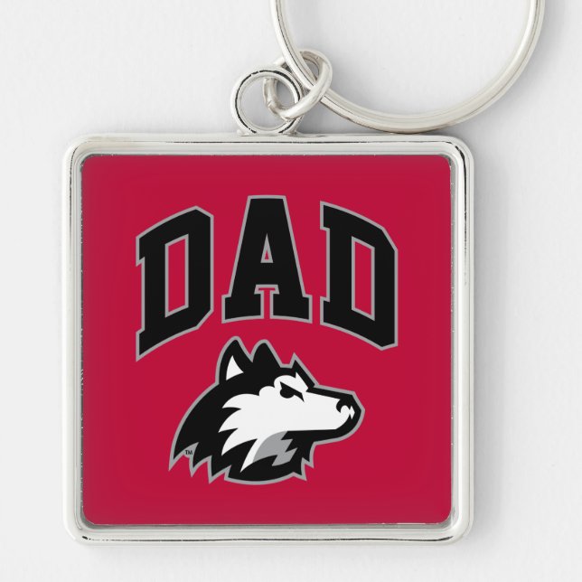 NIU Huskies Dad Key Ring (Front)