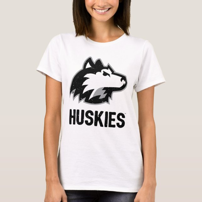 NIU Huskies Distressed T-Shirt (Front)
