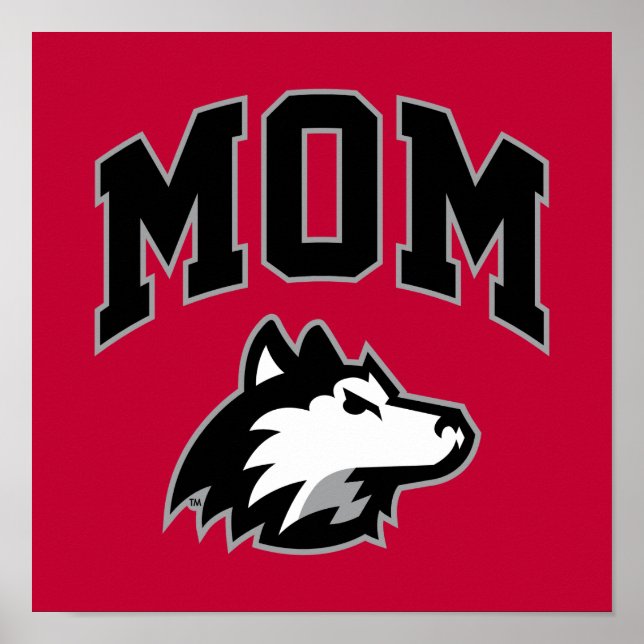 NIU Huskies Mom Poster (Front)