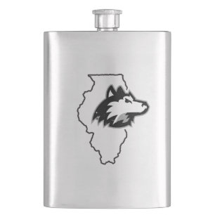 NIU Huskies State Love Hip Flask