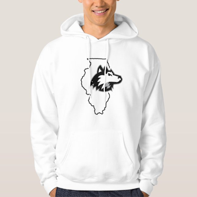 NIU Huskies State Love Hoodie (Front)
