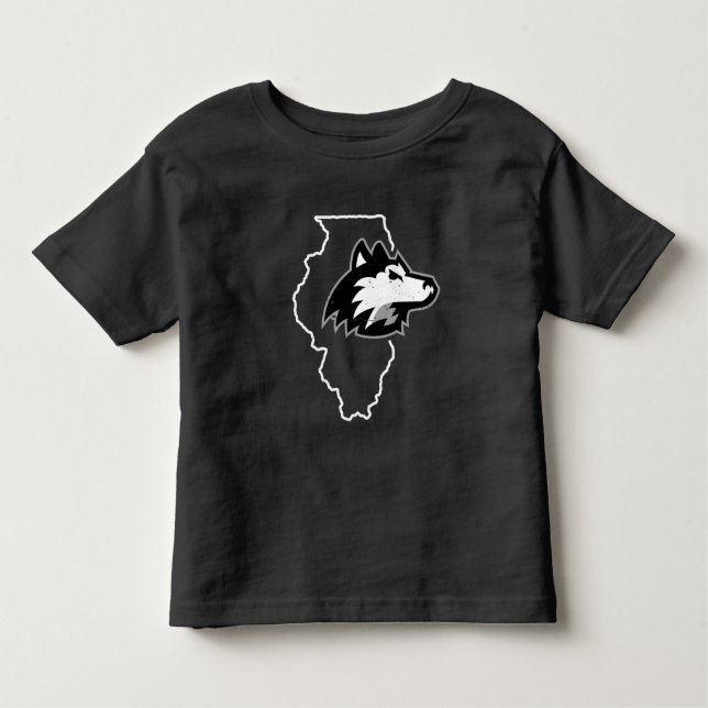 NIU Huskies State Love Toddler T-Shirt (Front)