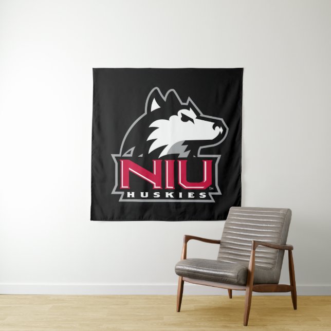NIU Huskies Tapestry (In Situ)