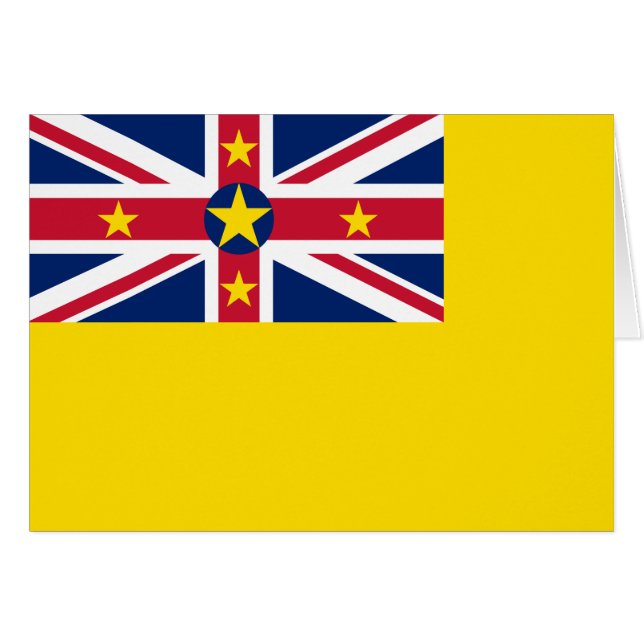 Niue Flag (Front Horizontal)