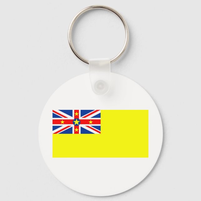 Niue flag key ring (Front)