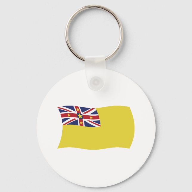 Niue Flag Keychain (Front)