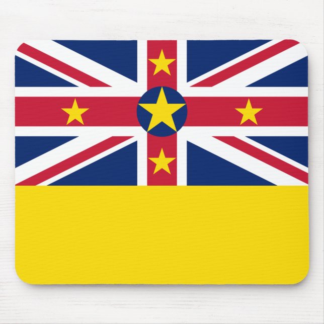 Niue Flag Mouse Pad (Front)