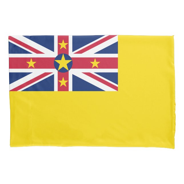 Niue Flag Pillowcase (Front)