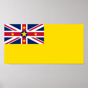 Niue Flag Poster