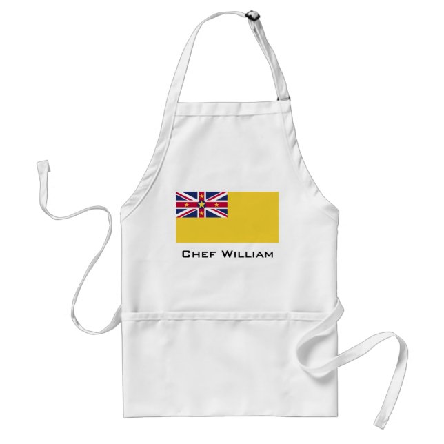 Niue Flag Standard Apron (Front)
