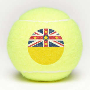 Niue Flag Tennis Balls
