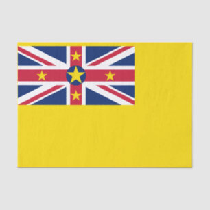 Niue Flag Tissue Paper