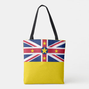 Niue Flag Tote Bag