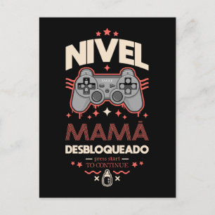 Nivel mama desbloqueado postcard