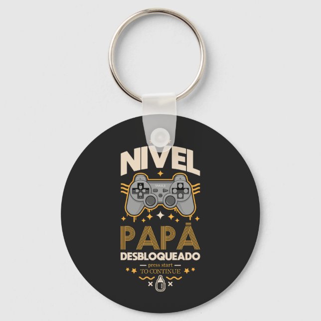 Nivel papa desbloqueado key ring (Front)
