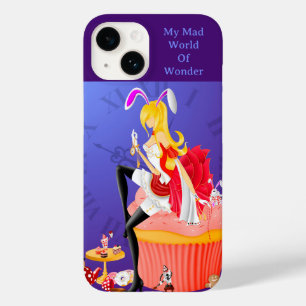 Nivens McTwisp White Rabbit on Cupcake Case-Mate iPhone 14 Case