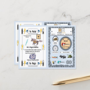 Nix - Nickel Horn Unicorn Game Card