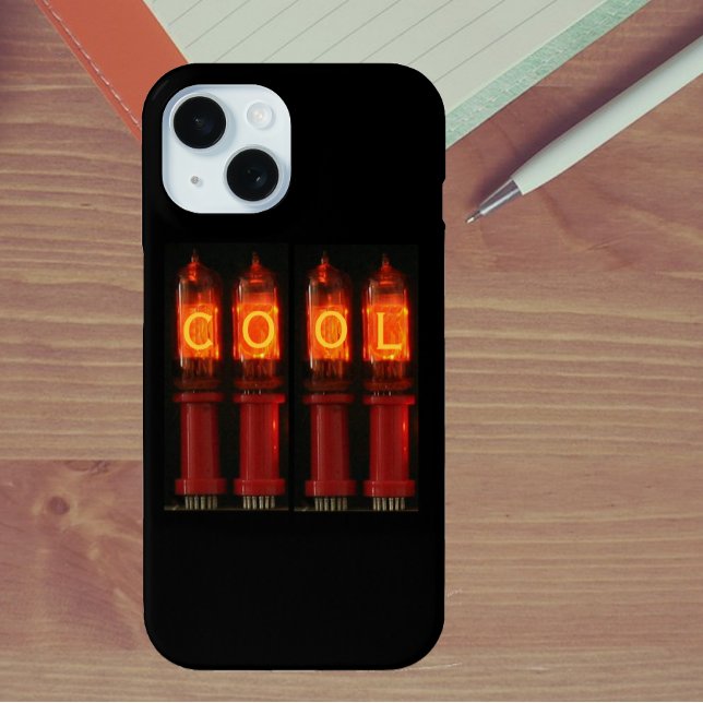 Nixie Tubes with Customisable Text Case-Mate iPhone Case (Creator Uploaded)