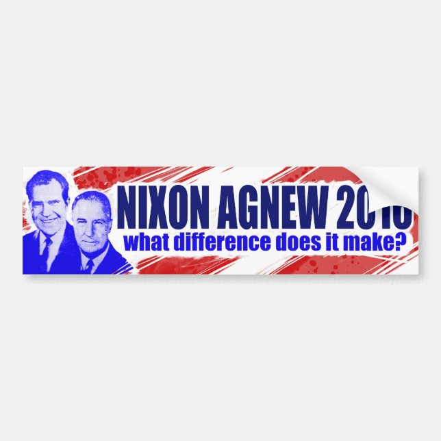 Nixon/Agnew 2016 Bumper Sticker (Front)