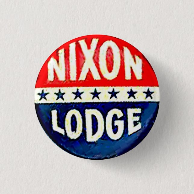 Nixon-Lodge 3 Cm Round Badge (Front)