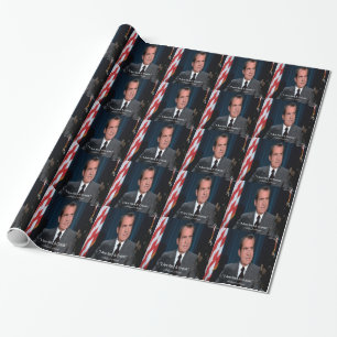 Nixon & Not A Crook Quote Wrapping Paper