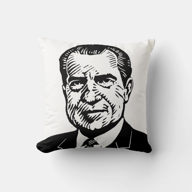 Nixon Throw Pillow (Front)