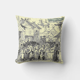 "Nizhny Novgorod, Russia 1817  Нижний Новгород" Cushion