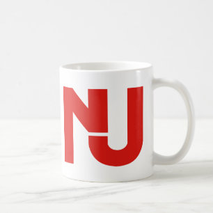 NJ Graphic (Red) Coffee Mug