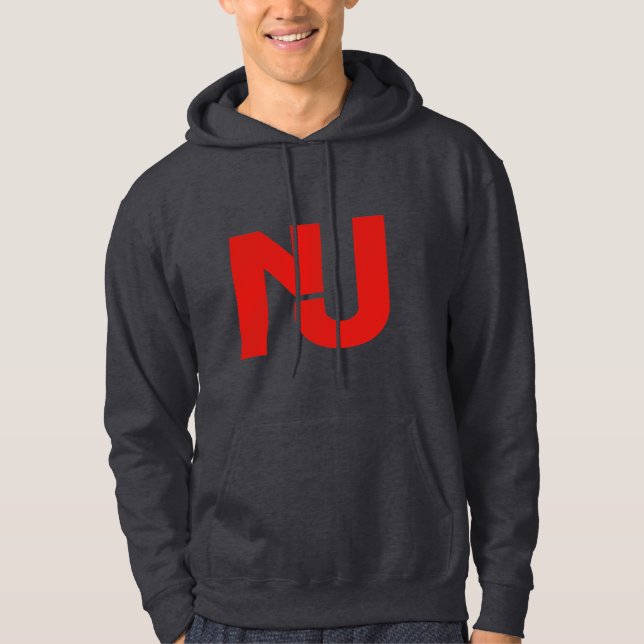 NJ Graphic (Red) Hoodie (Front)