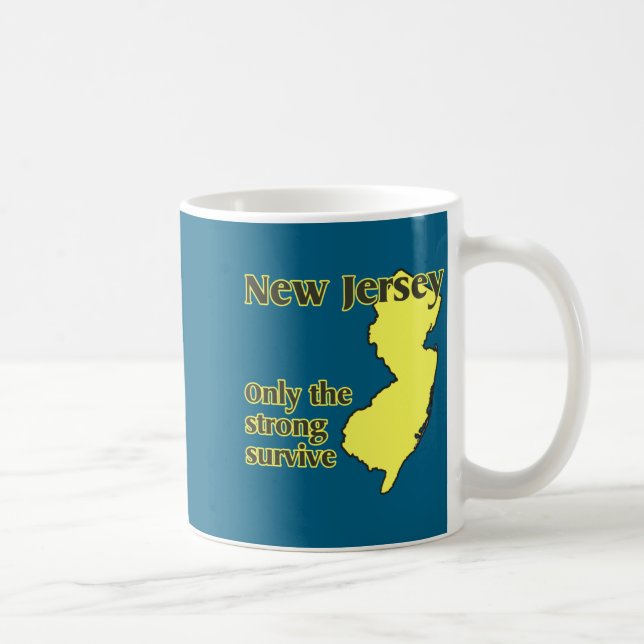 Nj Only The Strong Survive _1  Coffee Mug (Right)