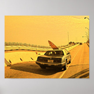 NJ Surfing Kook Poster