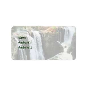 NJ - Waterfall Paterson NJ Wedding Supplies Label