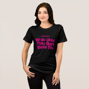 NJF CHALK Can'T Ignore Pink Tri-Blend Shirt