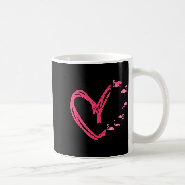 Nk Animal Valentines Day Gift Flamingo  Coffee Mug (Right)