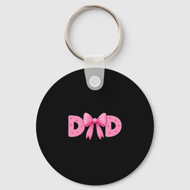 Nk Bow Dad Cket Proud Dad Daughter Matching Father Key Ring (Front)
