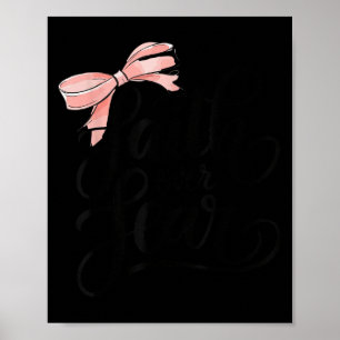Nk Bow Faith Over Fear Christian Teen Girl God Goo Poster