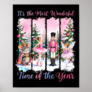 Nk Coquette Bow Nutcracker Friends Snow Globe Chri Poster