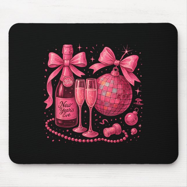 Nk Disco New Year’s Eve 2026 Champagne Style  Mouse Pad (Front)