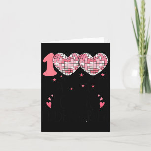 Nk Heart Kindergarten Valentine 100 Days For Girl Card