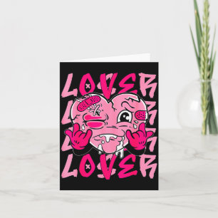 Nk Loser Lover Nk Drip Heart Matching Tee For Men  Card