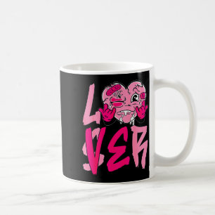 Nk Loser Lover Nk Drip Heart Matching Tee For Men  Coffee Mug