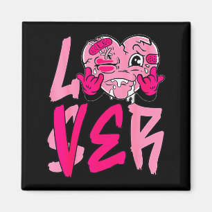 Nk Loser Lover Nk Drip Heart Matching Tee For Men  Magnet