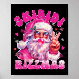 Nk Merry Christmas Skibidi Rizzmas Santa Sigmas Ri Poster