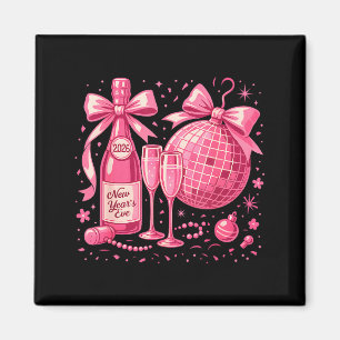 Nk New Year's Eve 2026 Disco Champagne Party Magnet